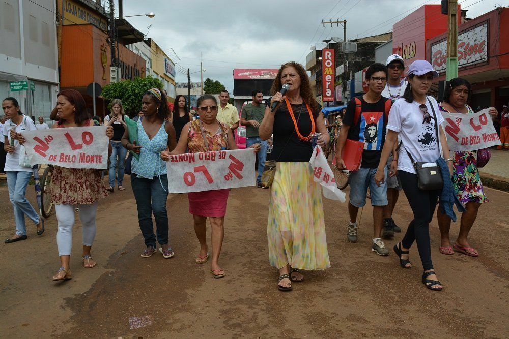 Manifestação contra Belo Monte, no Pará